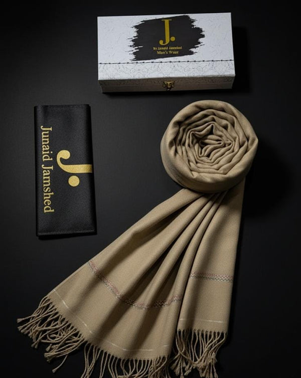 J. Men Exclusive Woolen Shawl Skin D-010