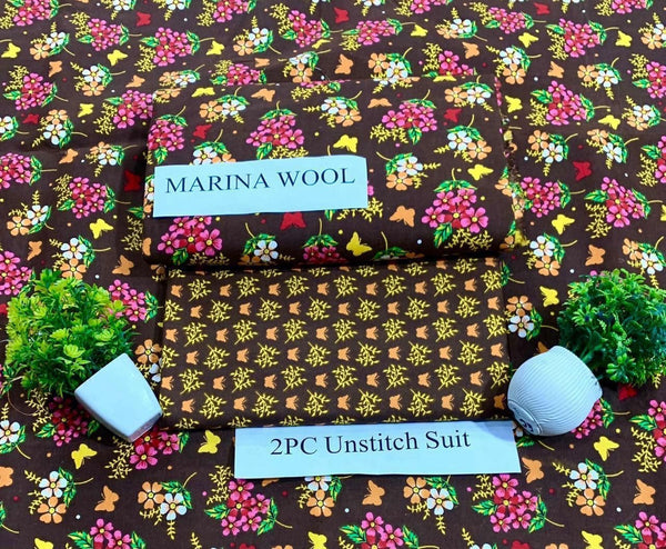 Marina Floral Printed 2Piece D-007