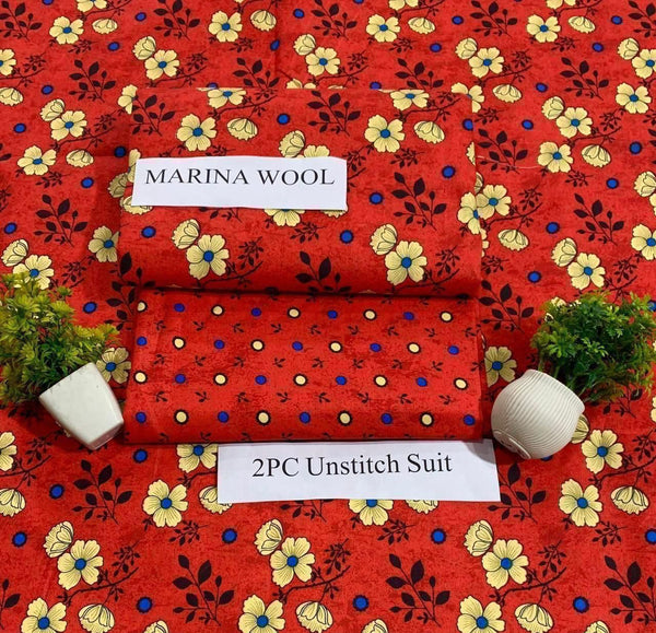 Marina Floral Printed 2Piece D-008