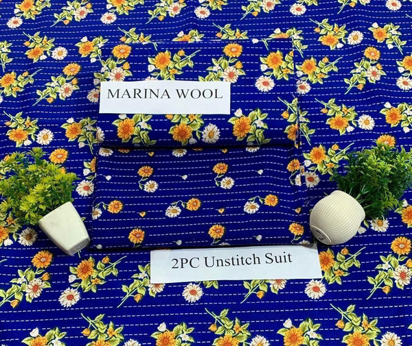 Marina Floral Printed 2Piece D-009