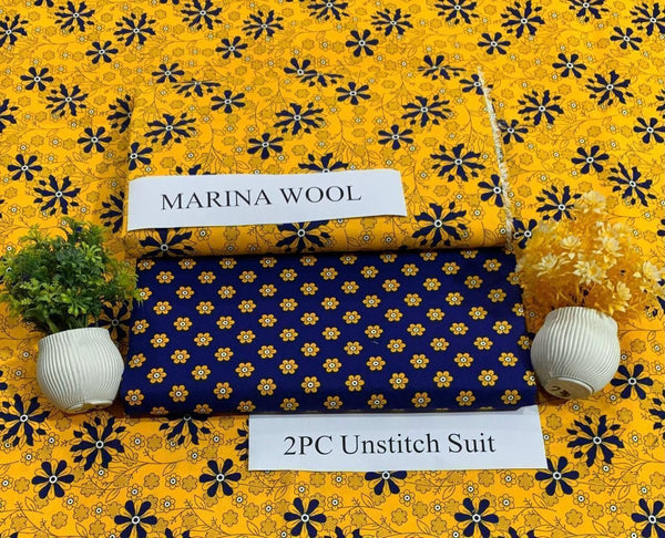 Marina Floral Printed 2Piece D-012